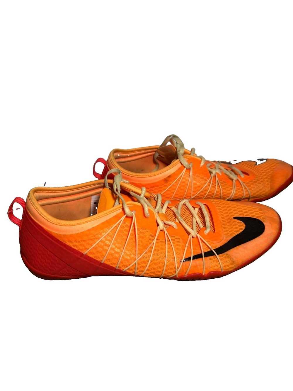 Nike Free 1.0 Cross Bionic Sneakers Size 11 Women Orange 718841-800